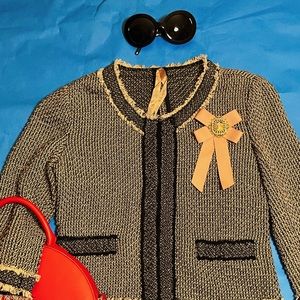 Classy Tweed Cardigan